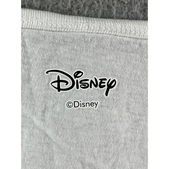 Disney Mickey & Minnie Mouse Shirt Tank Top Womens Medium White Cotton Graphic - Picture 5 of 10